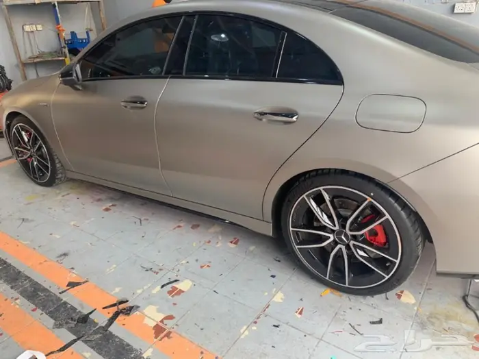 تجليد بلاك اديشن لشبك وازياق المرسيدس C class 18