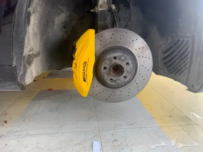 تجليد بلاك اديشن لشبك وازياق المرسيدس C class 24