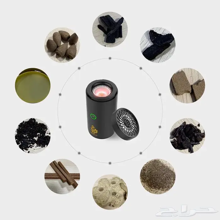 مبخرة الكترونيه متنقله للسيارة والمنزل 3