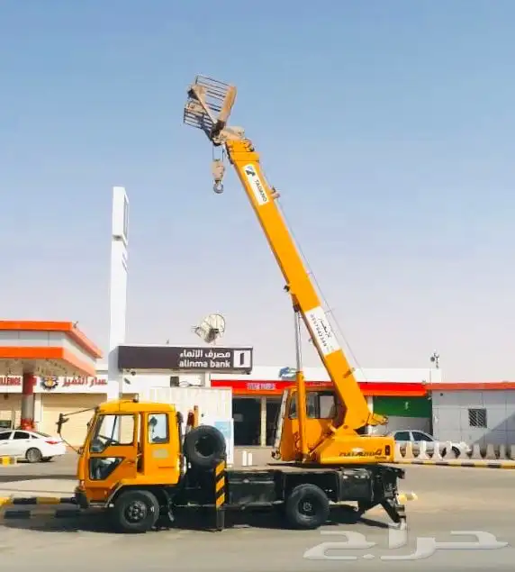 ونش  كرين صندوق رافعه للاجار الخرج الدلم الصحنه 7 طن 20 25طن 0