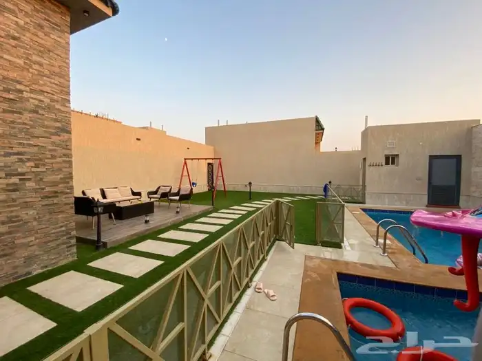 استراحة و شاليهات جديدة أبحر طريق الملك سعود 7