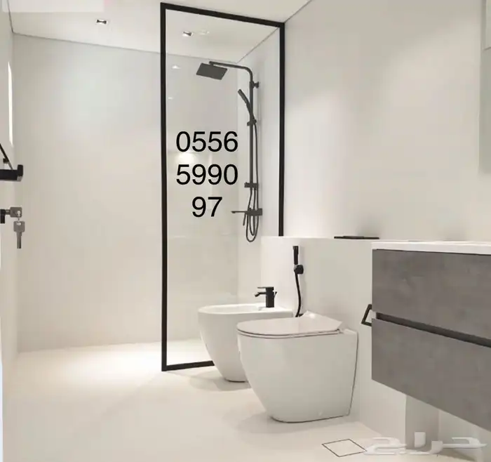 زجاج سكريت قواطع مكتبية وشاورات حمامات 17
