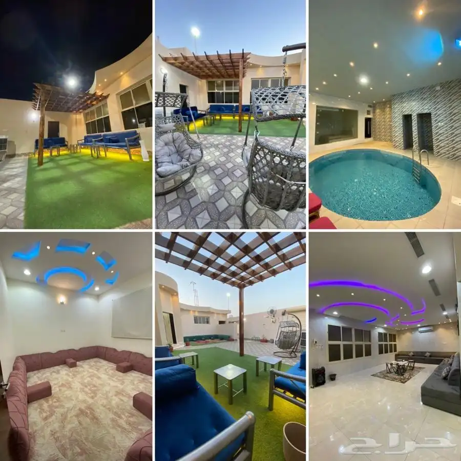 شاليه كانزي للإجار اليومي بريده حي الرمال 0