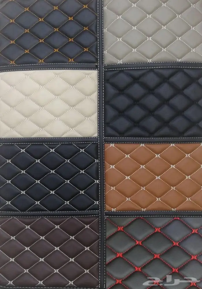 أرضيات مرسيدس فاخرة جلد VIP ولجميع السيارات 15