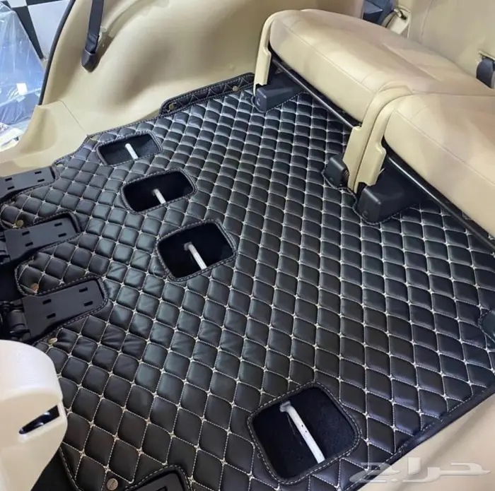 أرضيات مرسيدس فاخرة جلد VIP ولجميع السيارات 22