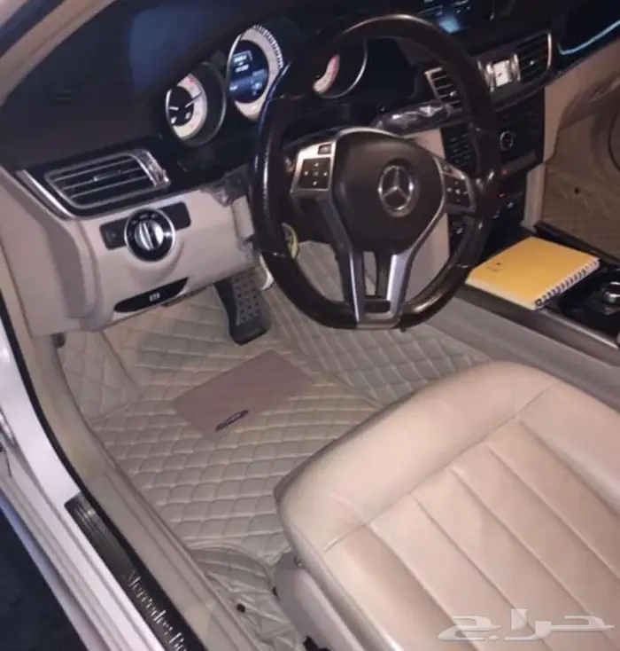 أرضيات مرسيدس فاخرة جلد VIP ولجميع السيارات 13
