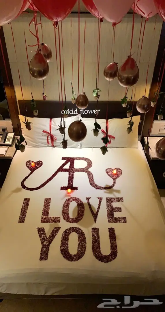 تجهيز غرف عرسان وذكرى زواج الرياض نورفاد 9