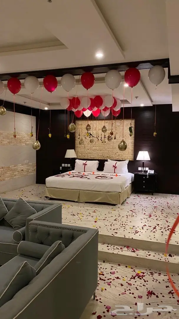 تجهيز غرف عرسان وذكرى زواج الرياض نورفاد 8