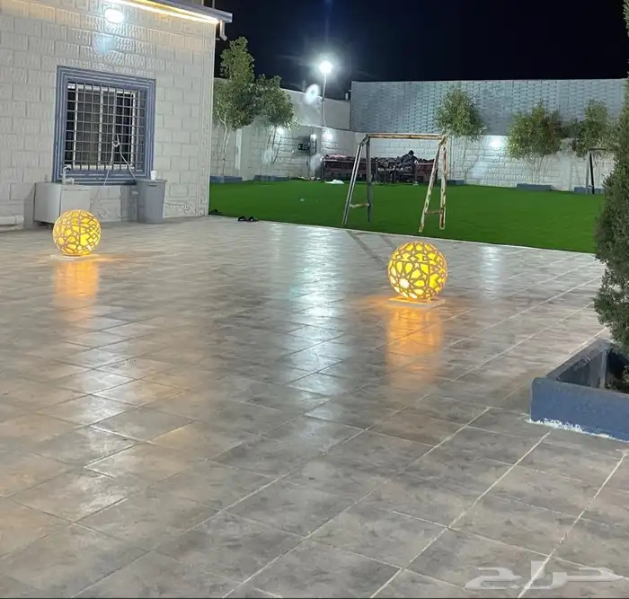 استراحة كرم الضيافة للمناسبات ملعب طايرة والعاب مائية 6