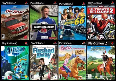 العاب سوني 2 PS2 منسوخة كوبي اشرطة 25