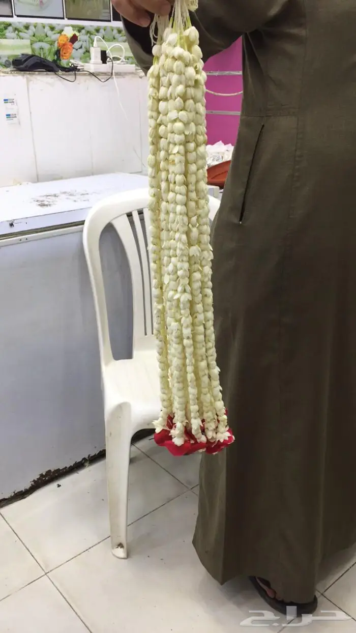 نجهز عقود فل وردطبيعي مسكات عرائس يوجد توصيل 9