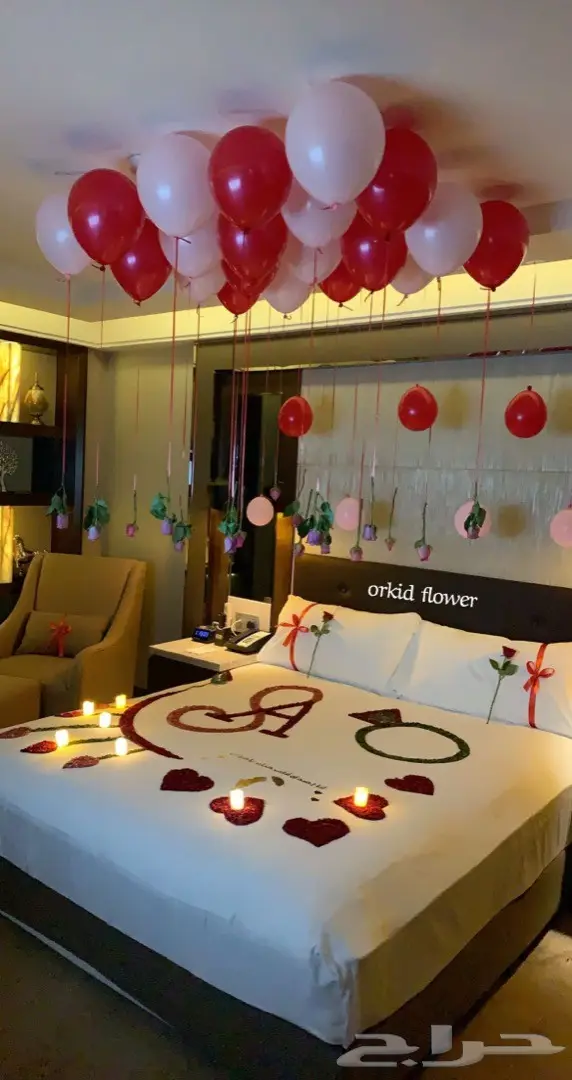 تنسيق غرف عرسان زواج ليلة الدخله 15