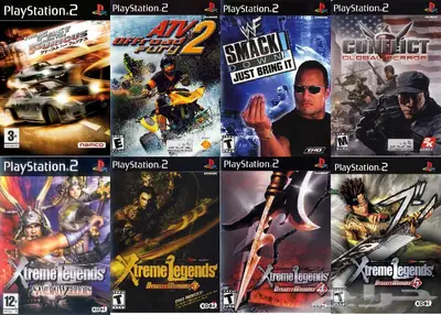 العاب سوني 2 PS2 منسوخة كوبي اشرطة 23