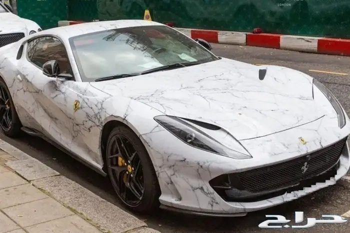 للبيع رولة ماربل ديزاين ابيض لماع مميزة 3