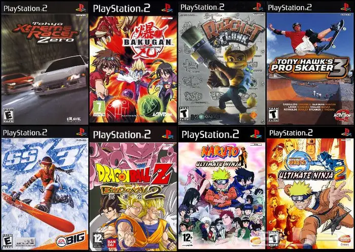 العاب سوني 2 PS2 منسوخة كوبي اشرطة 24