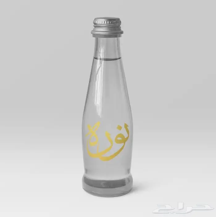 طباعة كتابة ذهبية على عبوات وزجاجات مياه الشرب 1