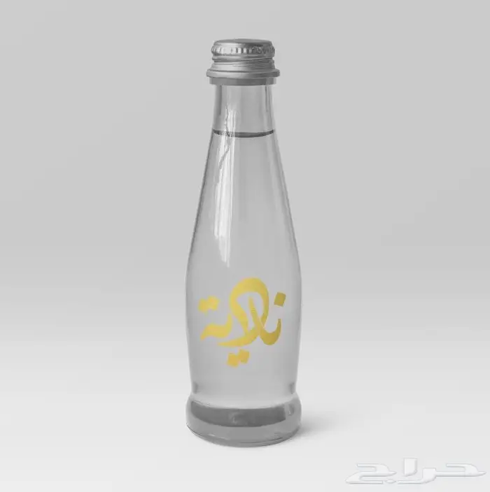 طباعة كتابة ذهبية على عبوات وزجاجات مياه الشرب 2