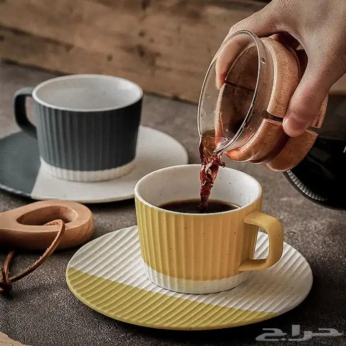 اكواب قهوة جرانيت فاخر بالوان رائعه  4