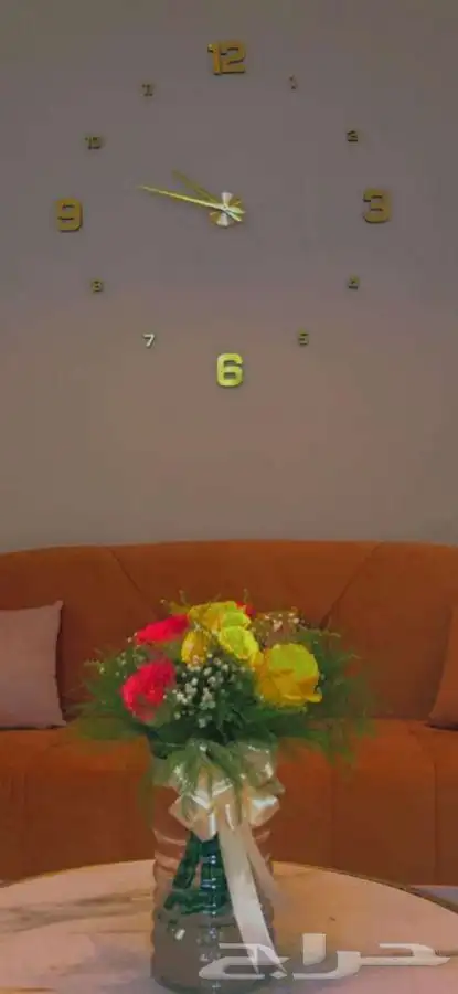 ساعات حائط 3D ( ضمان 12