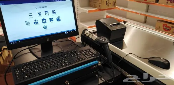 جهاز كاشير ملابس كاشير عطور كاشير عصائر كاشر بقالة محامص 3