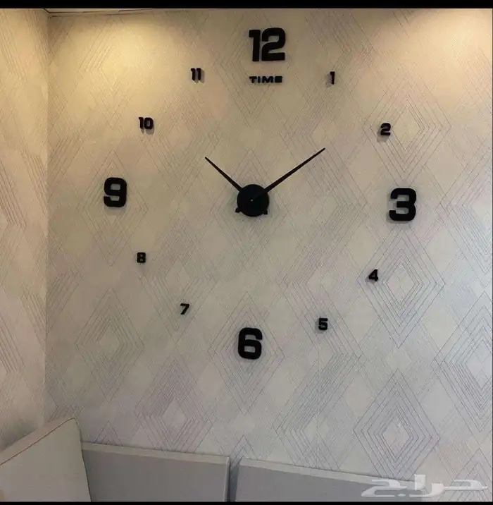 ساعات حائط 3D ( ضمان 15