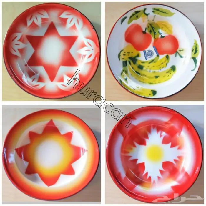 من النوادر القديمة صحون غضار تراثية جديدة 0