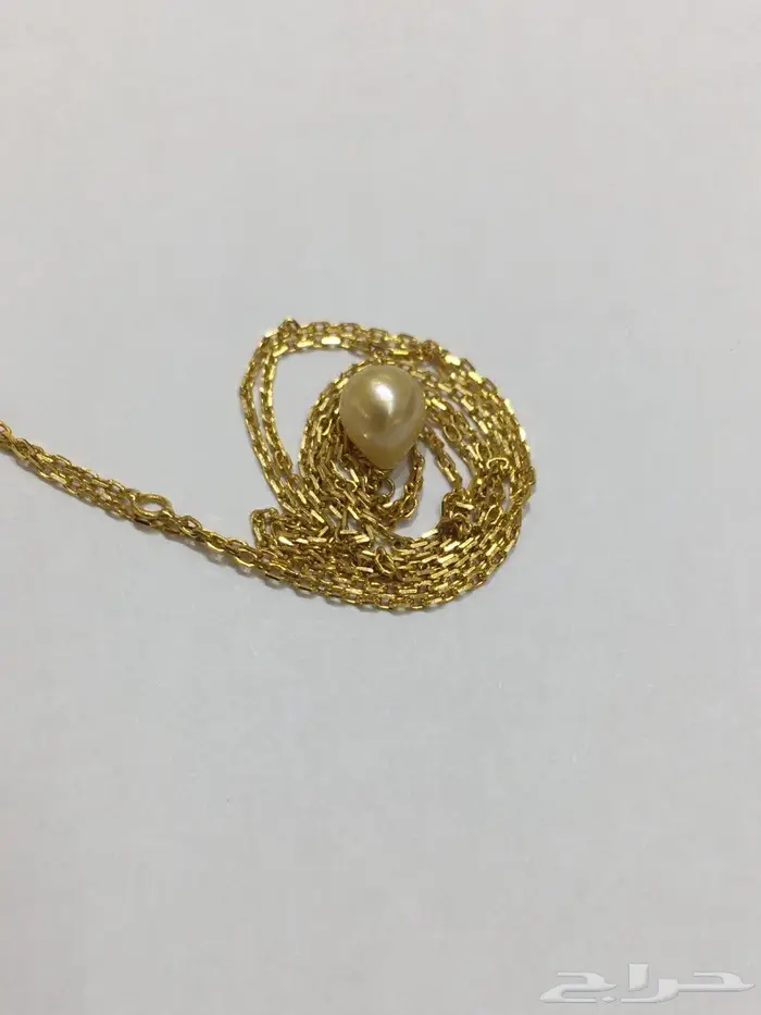 لؤلؤة بحرينية سلسال ذهب 2