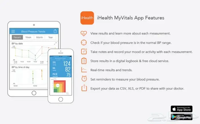 جهاز قياس الضغط من ihealth دقة سهولة سرعة 8