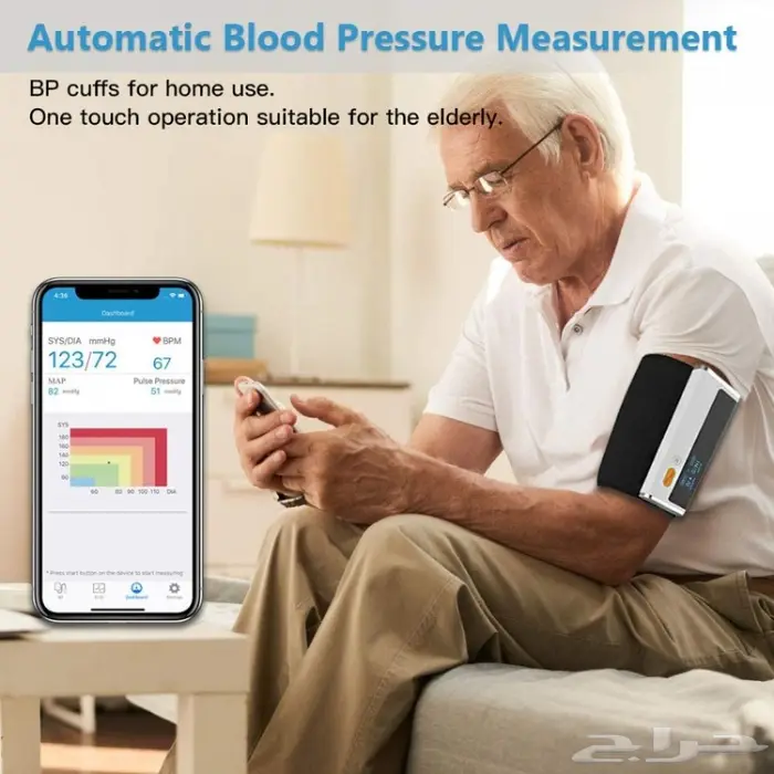 جهاز قياس الضغط ورسم القلب ECG Wellue Armfit Plus الأصلي 2