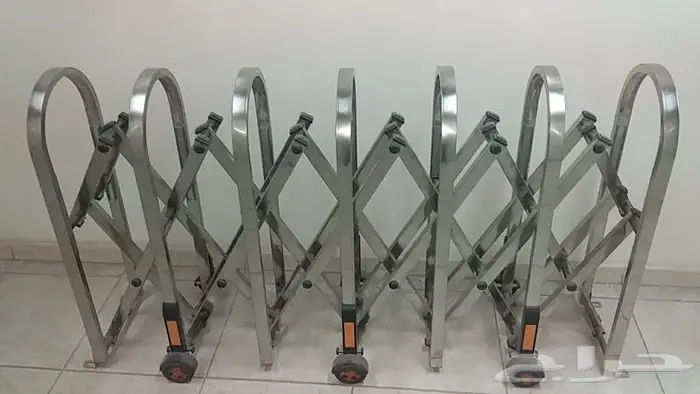 حواجز معدنية متحركة بكفرات استيل والومنيوم0564291869 5