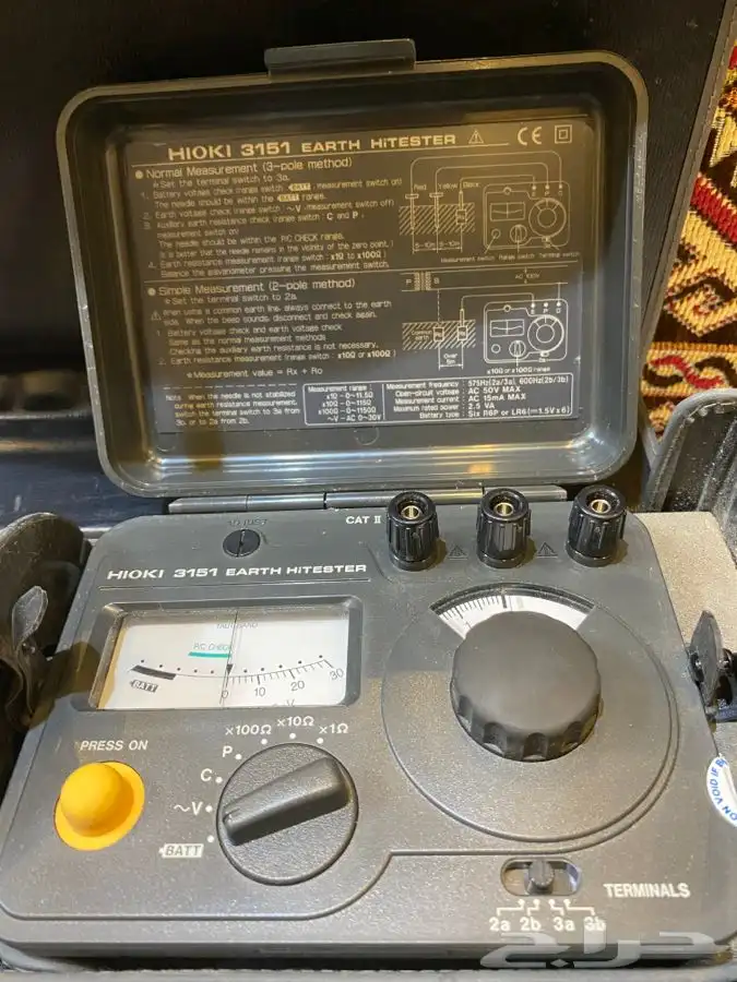 فاحص اجهزة FLUKE وفايبر والسرعة Multimeter والعزل tester 19