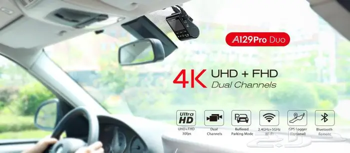 داش كام امامي وخلفي Viofo A129 pro duo 4K 6