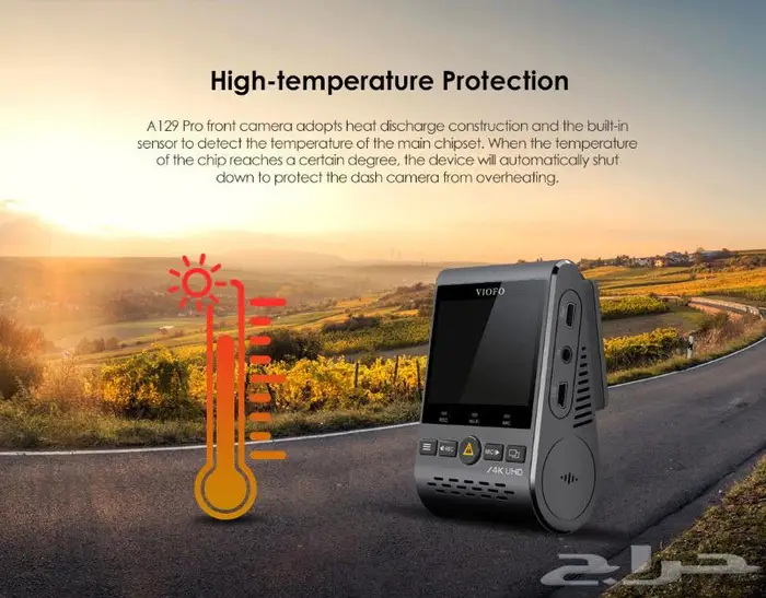 داش كام امامي وخلفي Viofo A129 pro duo 4K 5