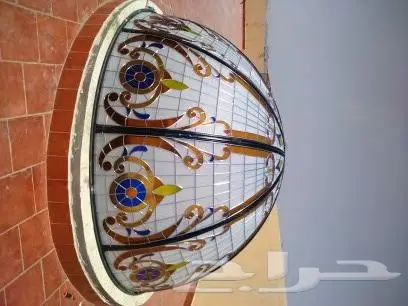 قبب دائرية معشق هرمي ملون دبل لكسان 25