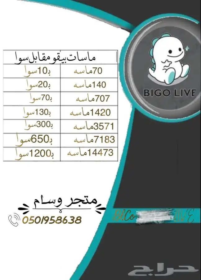 شحن بيقو لايف مقابل سوا 0