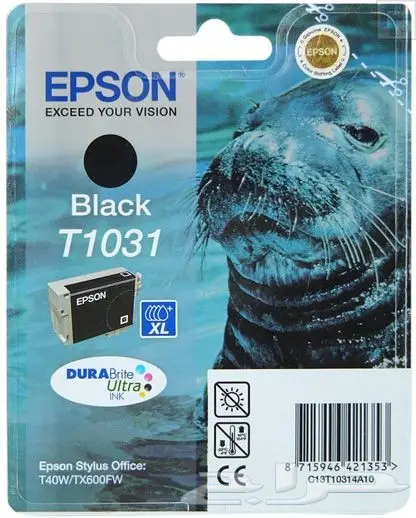 حبر طابعة EPSON أسود سعة كبيرة. 1