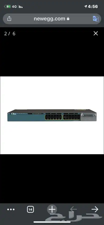 cisco سويتش سيسكو وفايبر 18