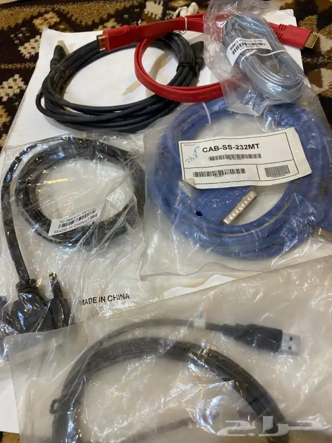 سويتش cisco سيسكو وكيابل HDM وكيابل فايبر وملحقات سيسكو 11