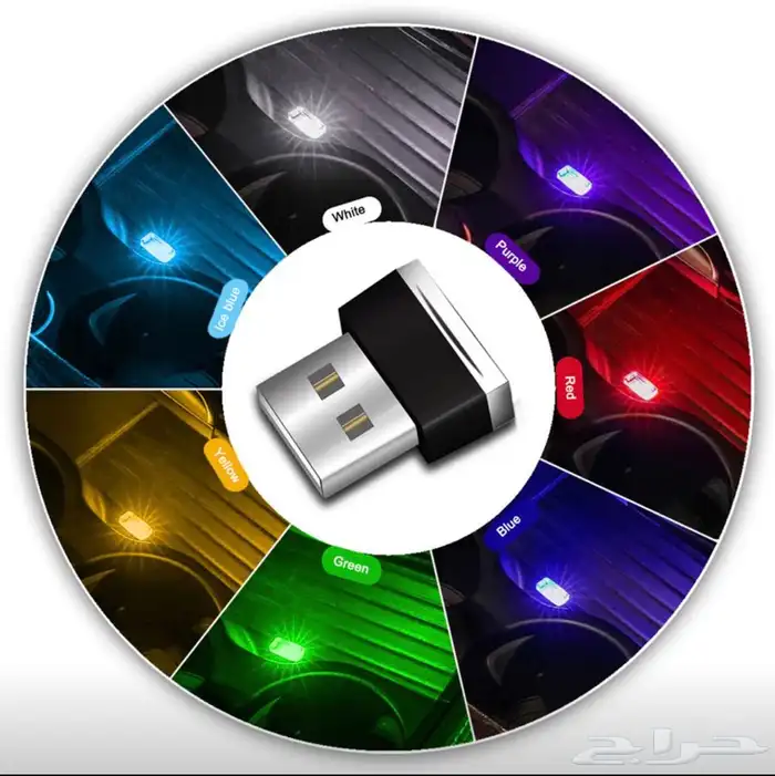 لمبة ليد للسيارة مدخل USB 0