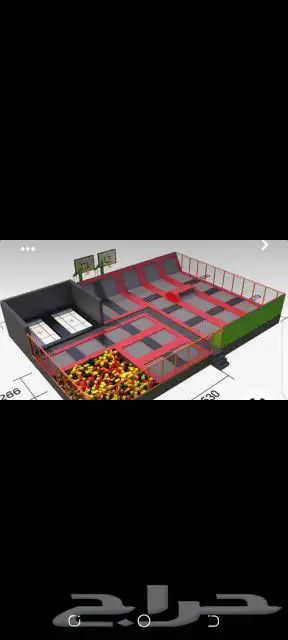 تجهيز العاب وملاهي صالات رياضيه بولينق طرامبولين العاب 20