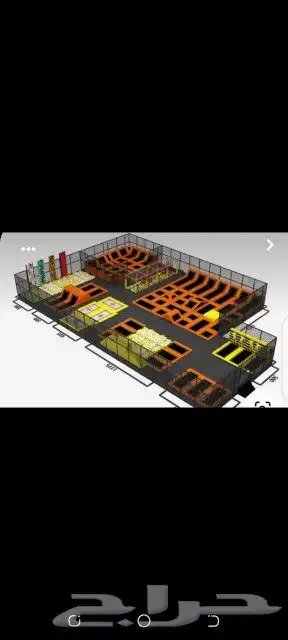 تجهيز العاب وملاهي صالات رياضيه بولينق طرامبولين العاب 19