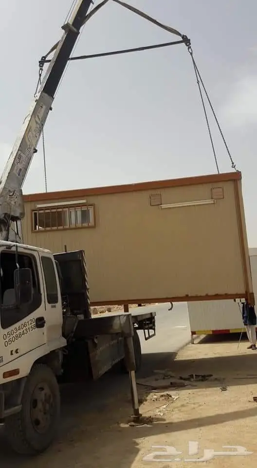 كرين ونش نقل بيوت وبركسات جاهزة وكرفانات كرينات رافعات 4