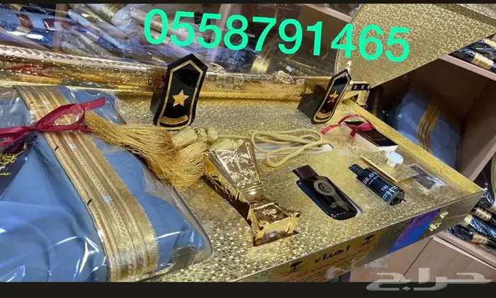 بشت حساوي سيف دمشقي طقم هدية زواج ترقية تقاعد 22