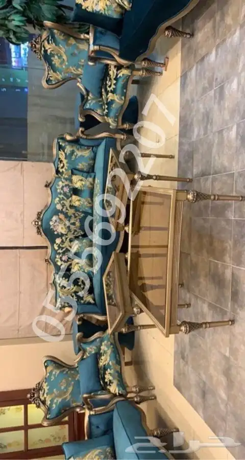 تفصيل كنب ملكي_كلاسيك_مودرن_مجالس_صالونات  لاونج_كافيه 33