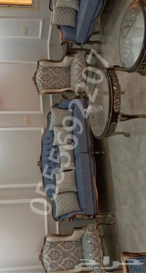 تفصيل كنب ملكي_كلاسيك_مودرن_مجالس_صالونات  لاونج_كافيه 37