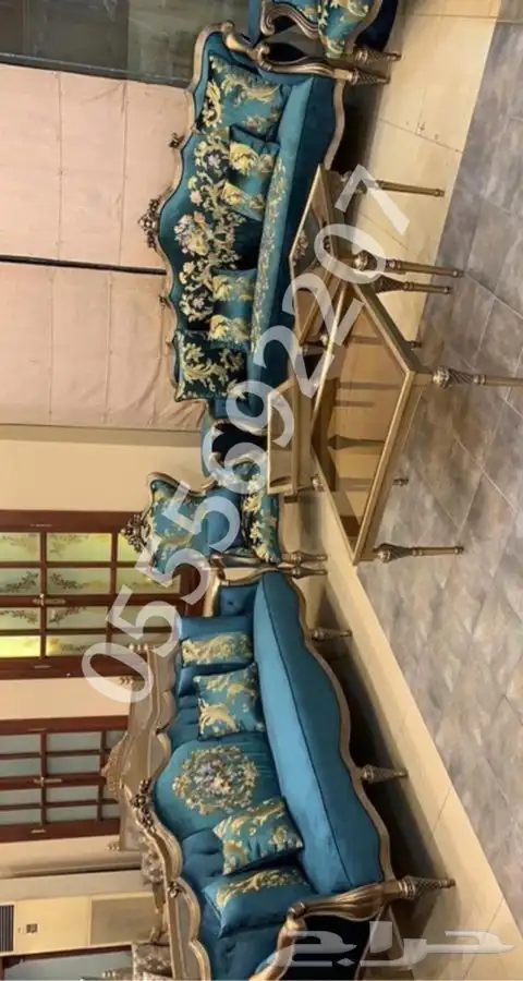 تفصيل كنب ملكي_كلاسيك_مودرن_مجالس_صالونات  لاونج_كافيه 34