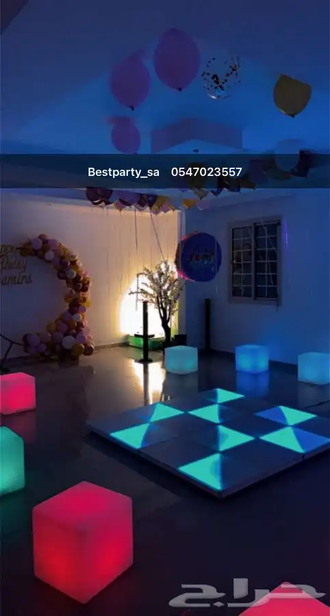 تنسيق اعياد ميلاد وحفلات تخرج وتاجير كل مايخص الحفلات 42