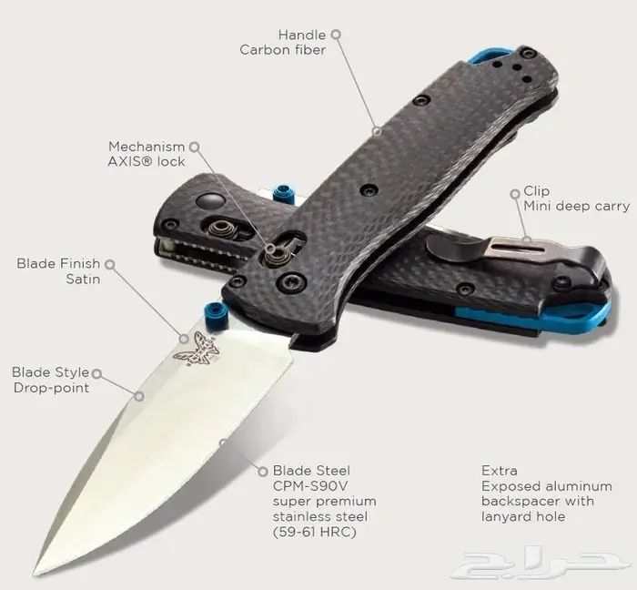 سكين مميزة تعتبر الفئة الفارهة من بنشميد 0