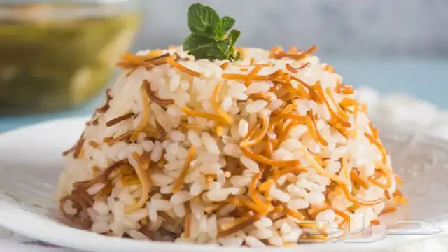 ملوخية مع ارز مصري بالشعيرية ودجاج مشوي 3