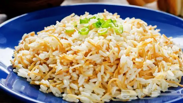ملوخية مع ارز مصري بالشعيرية ودجاج مشوي 4